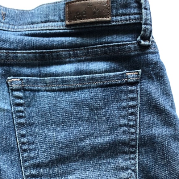 Vintage Lee High-rise Denim Cutoff Shorts - Picture 10 of 13